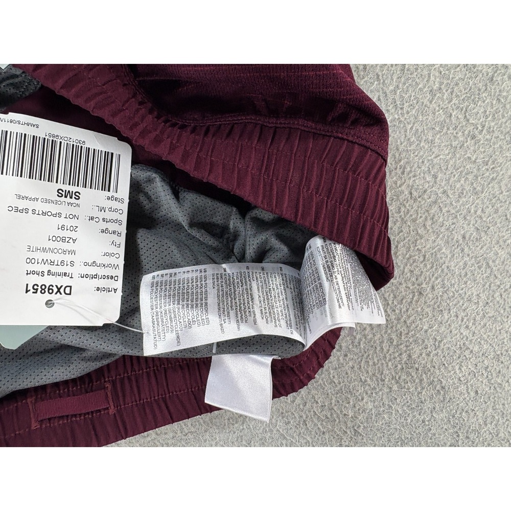 NWT Adidas Climalite Lined Running Training Shorts (Women's Small)‎ Maroon -3" - Picture 5 of 11